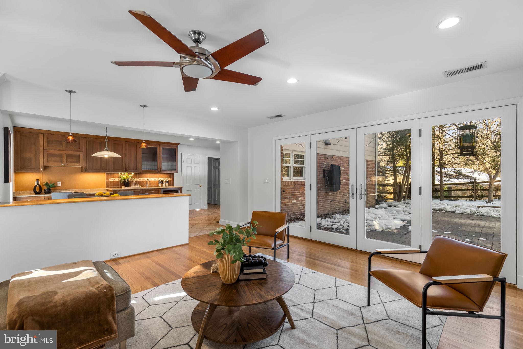 7105 Devonshire Road Alexandria, VA 22307 - Photo 27 of 54 Family room addition with fireplace