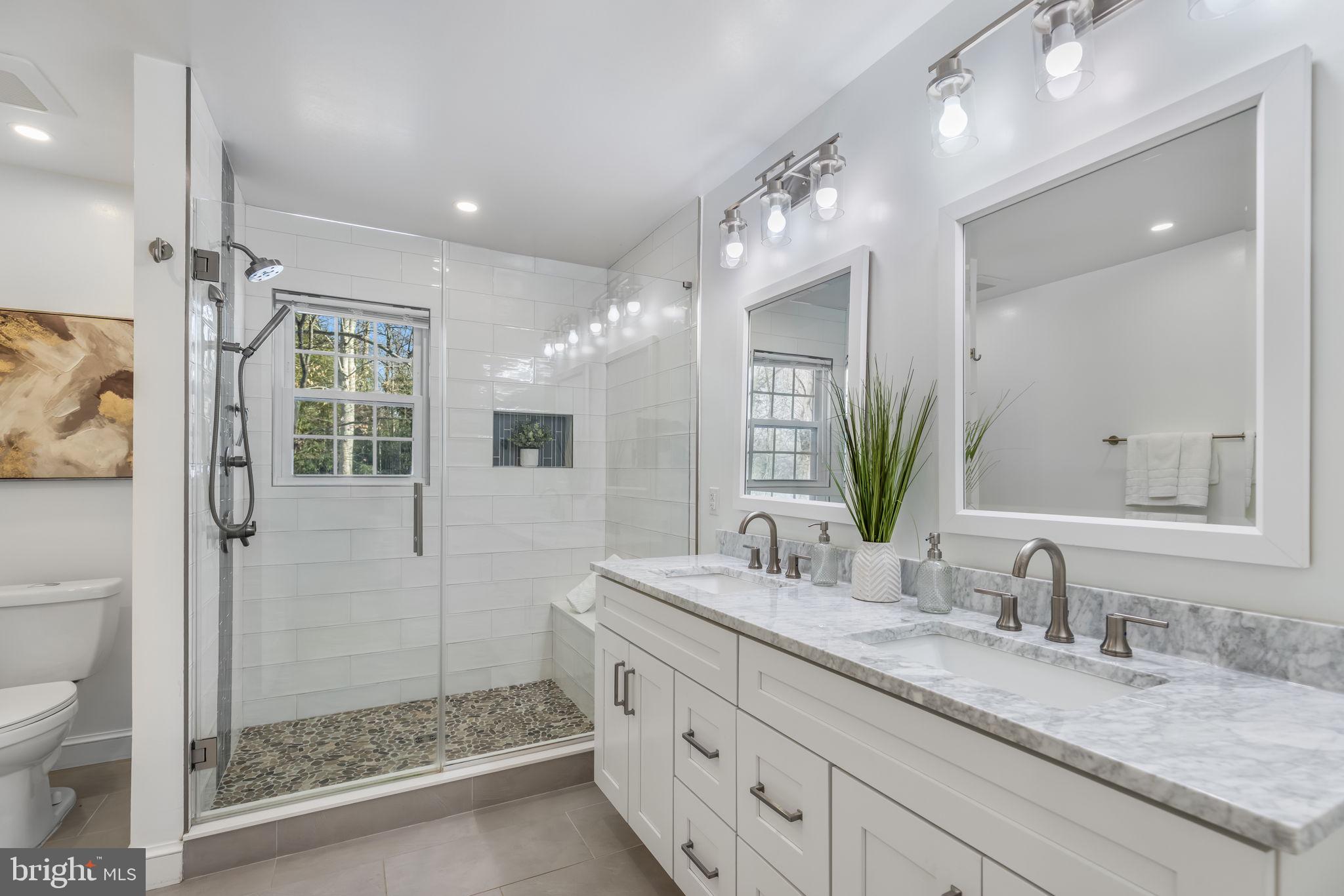 7105 Devonshire Road Alexandria, VA 22307 - Photo 33 of 54 Primary bath with dual vanity
