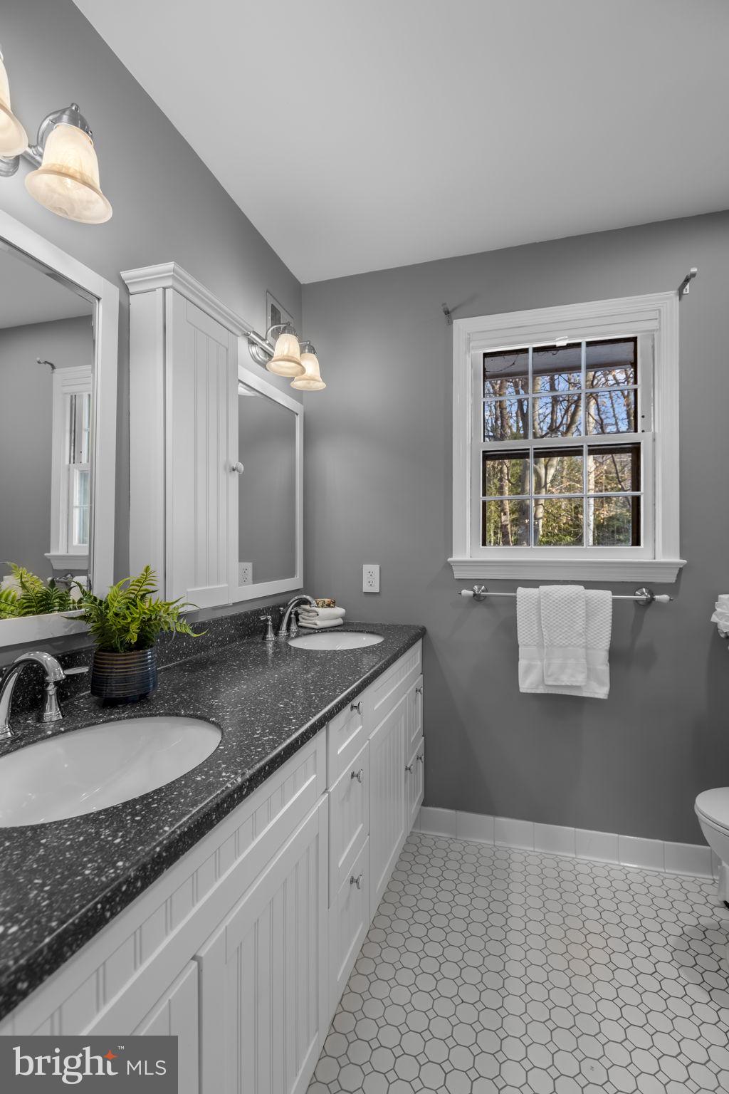 7105 Devonshire Road Alexandria, VA 22307 - Photo 40 of 54 Renovated upper-level Hall Bath