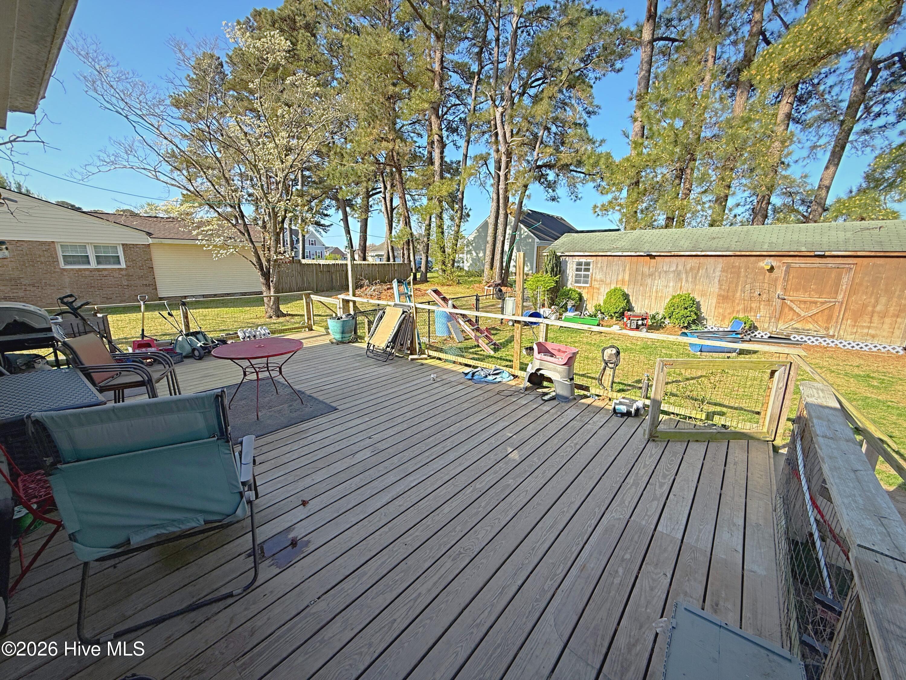 128 North Indiantown Road Shawboro, NC 27973 - Photo 2 of 11 Back Deck