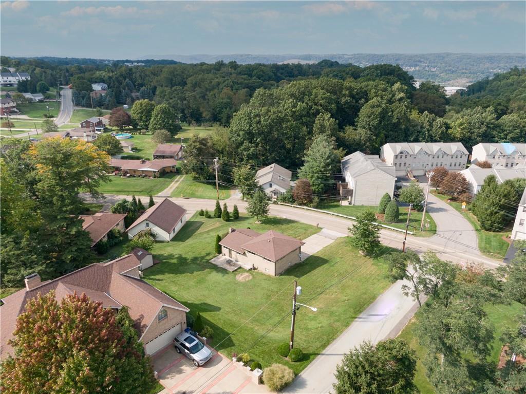 98 Grace Street McKees Rocks, PA 15136 - Photo 14 of 15 an aerial view of a house with yard swimming pool and outdoor seating