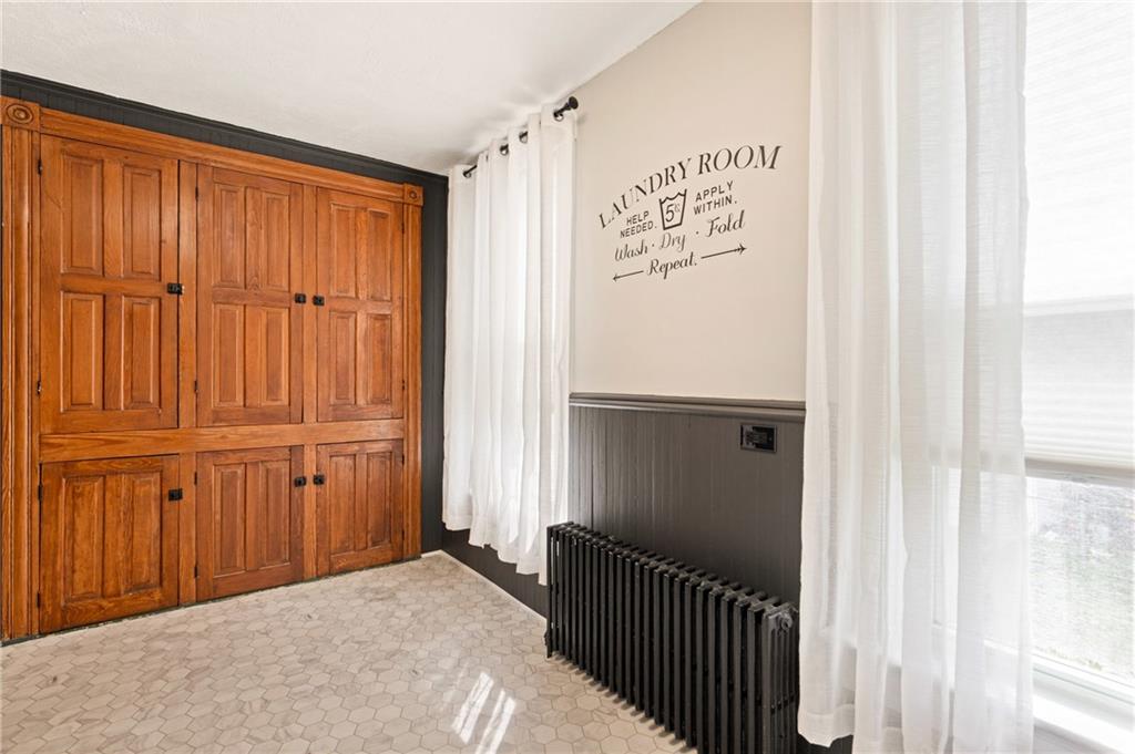 308 East Main Street Stoystown, PA 15563 - Photo 19 of 49 a view of a closet area with wooden floor