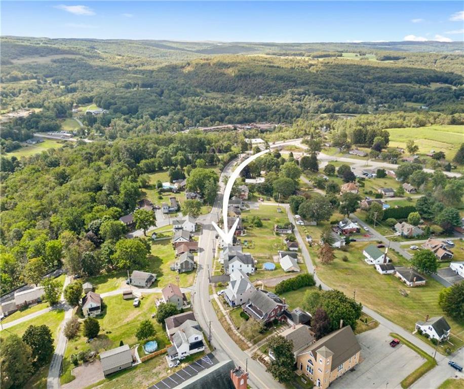 308 East Main Street Stoystown, PA 15563 - Photo 44 of 49 an aerial view of residential building and parking space