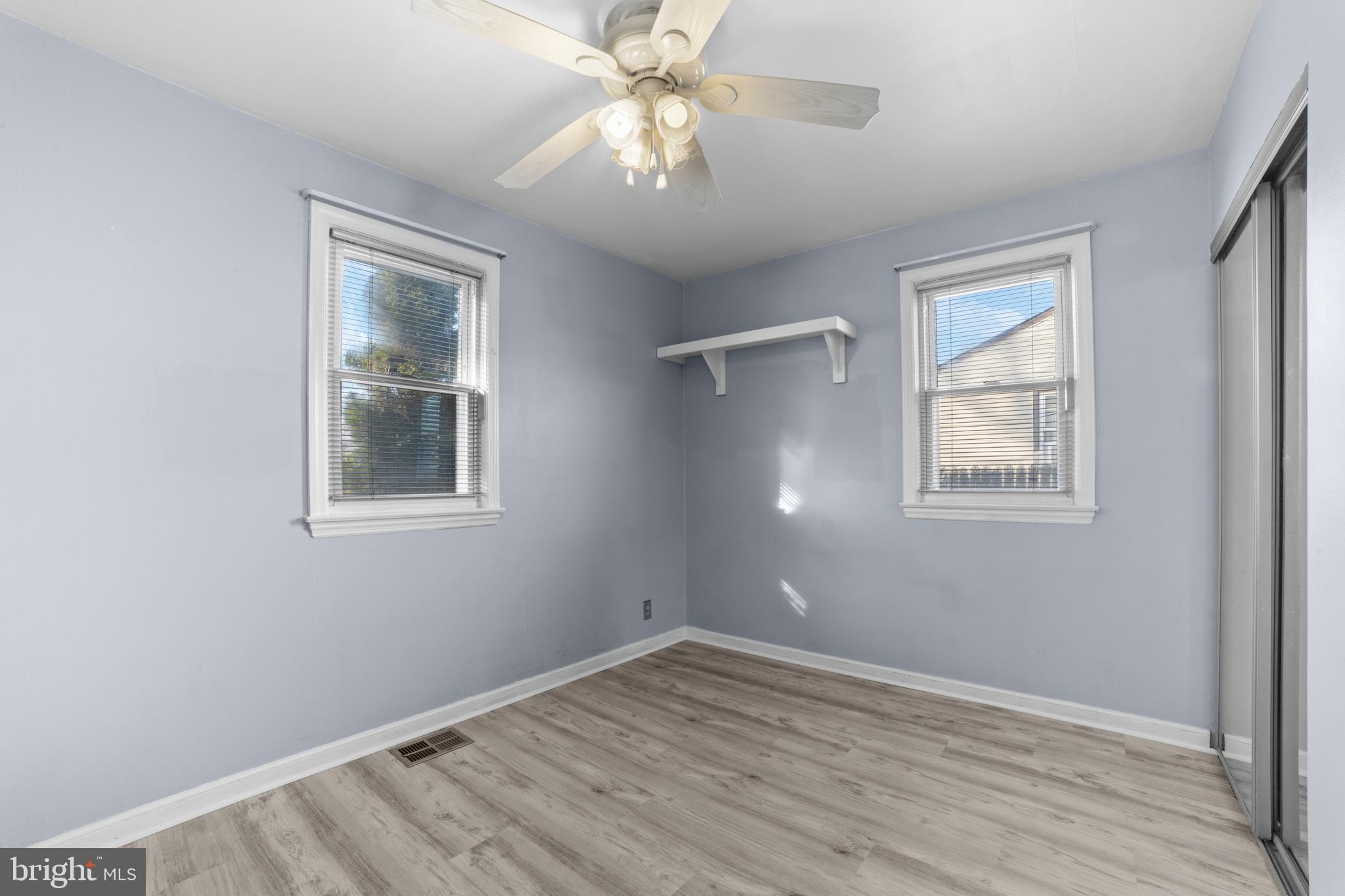 319 South Coles Avenue Maple Shade, NJ 08052 - Photo 18 of 23 a view of empty room with wooden floor and fan