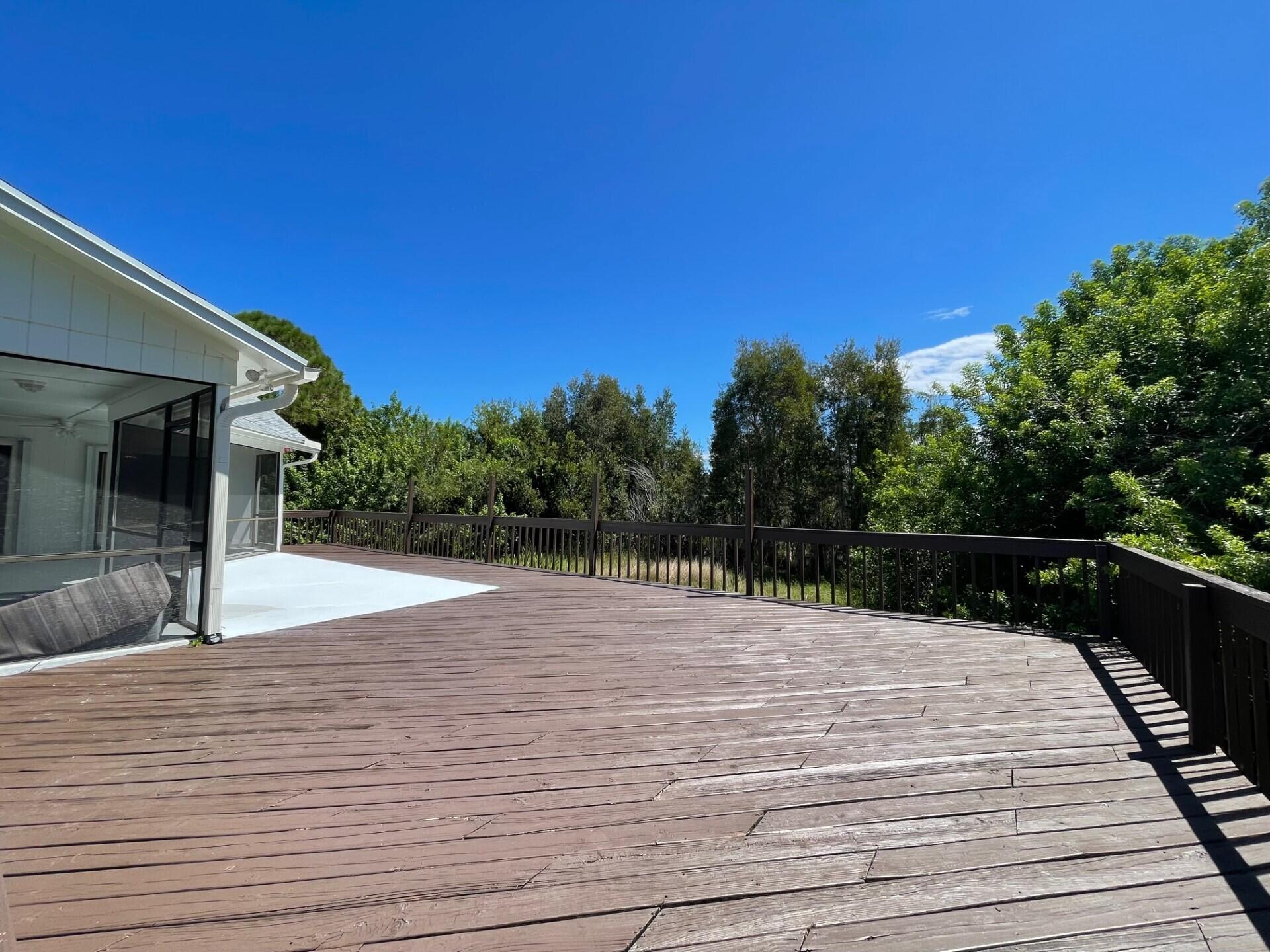 4422 Southeast Satinleaf Place Stuart, FL 34997 - Photo 16 of 16 Deck to Preserve