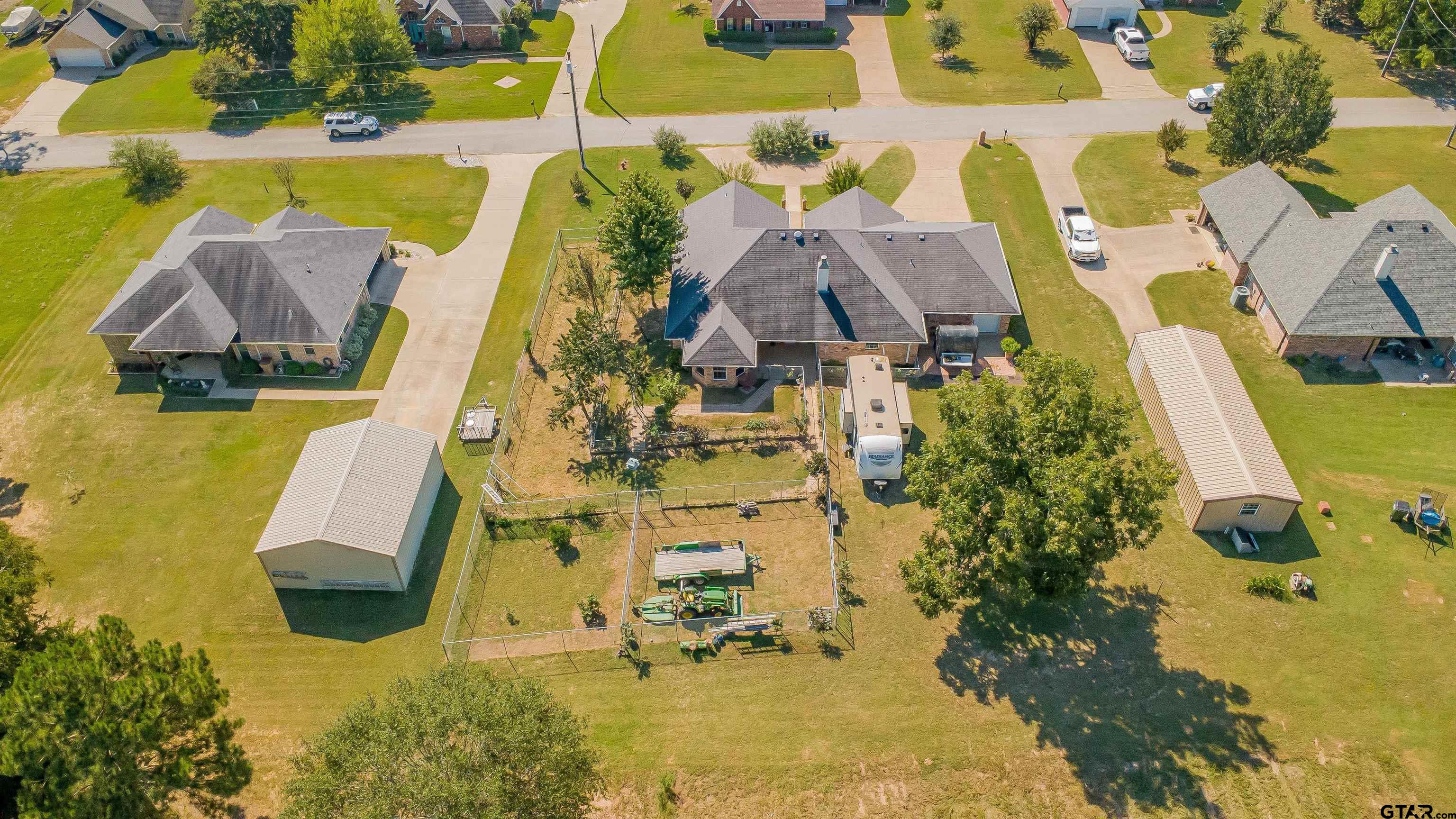 149 Pecan Street Frankston, TX 75763 - Photo 29 of 35 an aerial view of residential houses with outdoor space