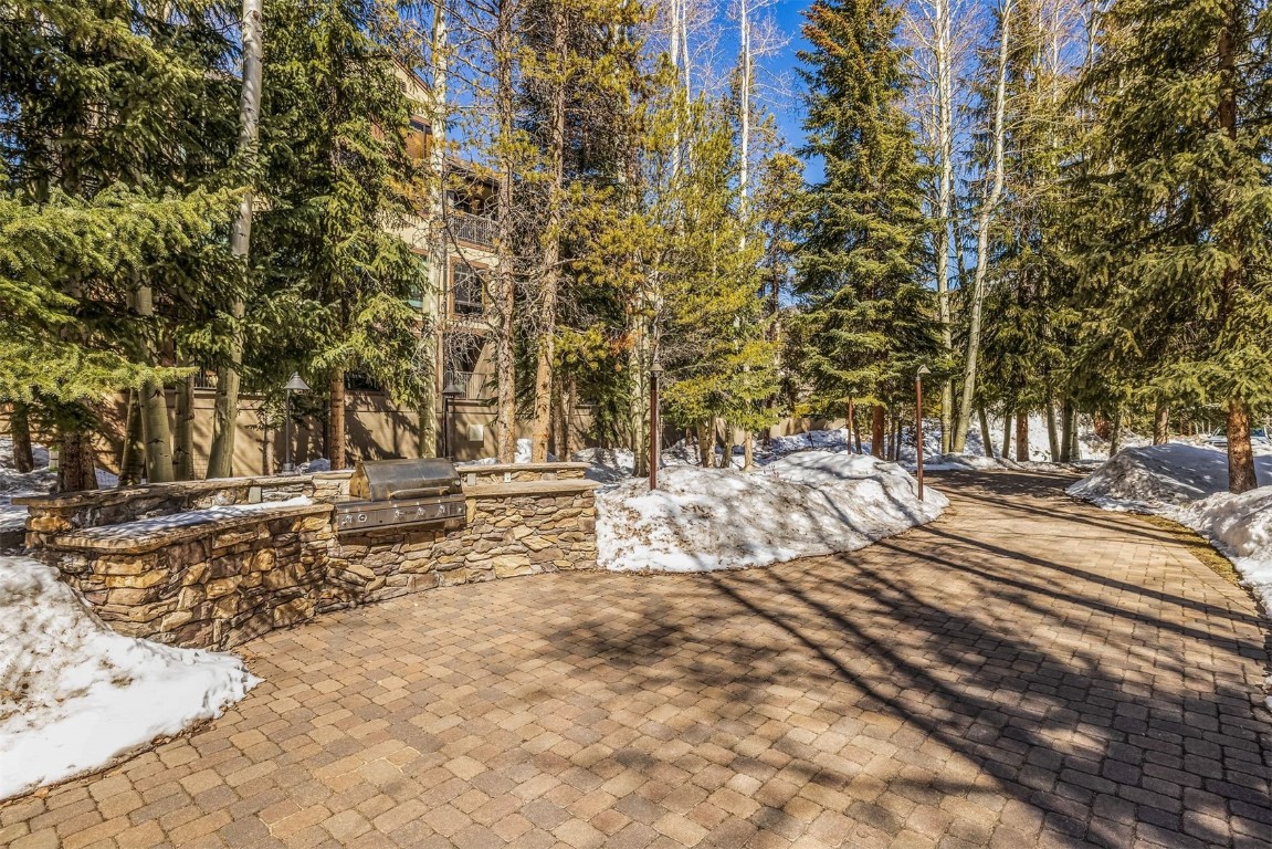 1203 West Keystone Road, Unit 2709 Keystone, CO 80435 - Photo 34 of 48 Snow covered patio with an outdoor kitchen
