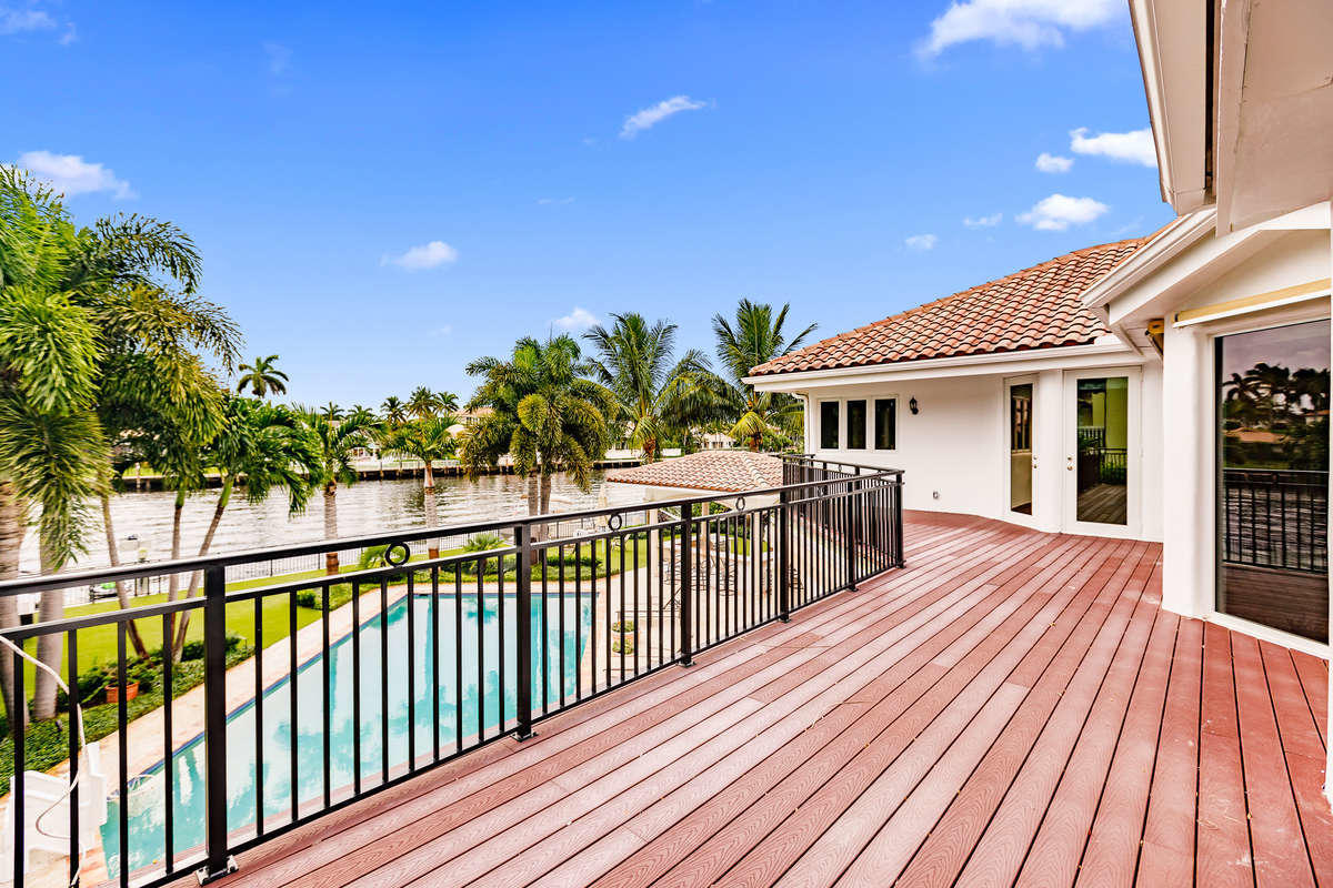 2935 Spanish River Road Boca Raton, FL 33432 - Photo 14 of 33 UPSTAIRS DECK
