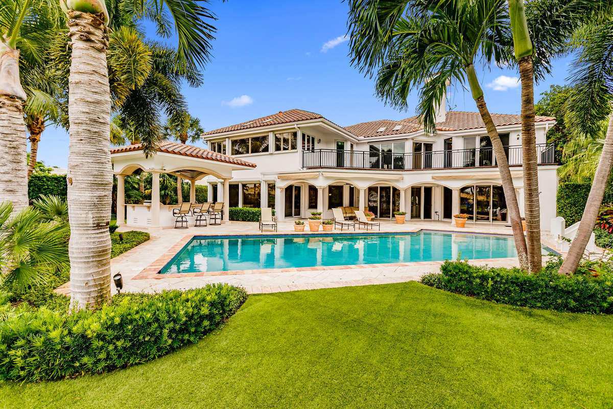 2935 Spanish River Road Boca Raton, FL 33432 - Photo 25 of 33 VIEW OF HOUSE FROM WATER