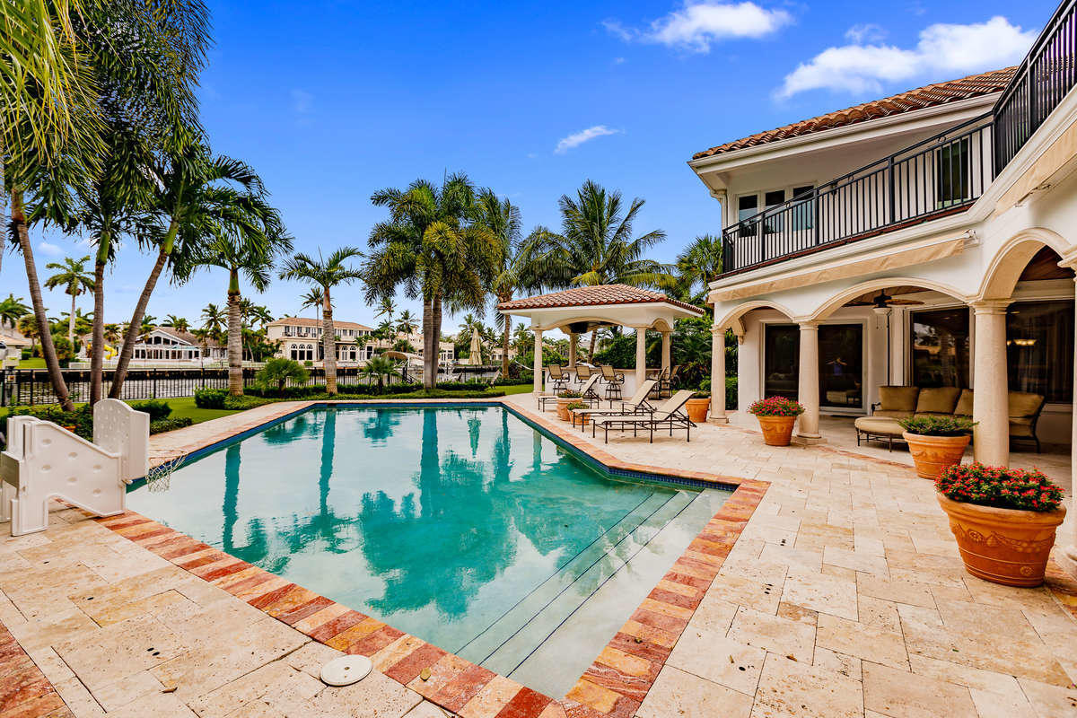 2935 Spanish River Road Boca Raton, FL 33432 - Photo 26 of 33 POOL ARE VIEW