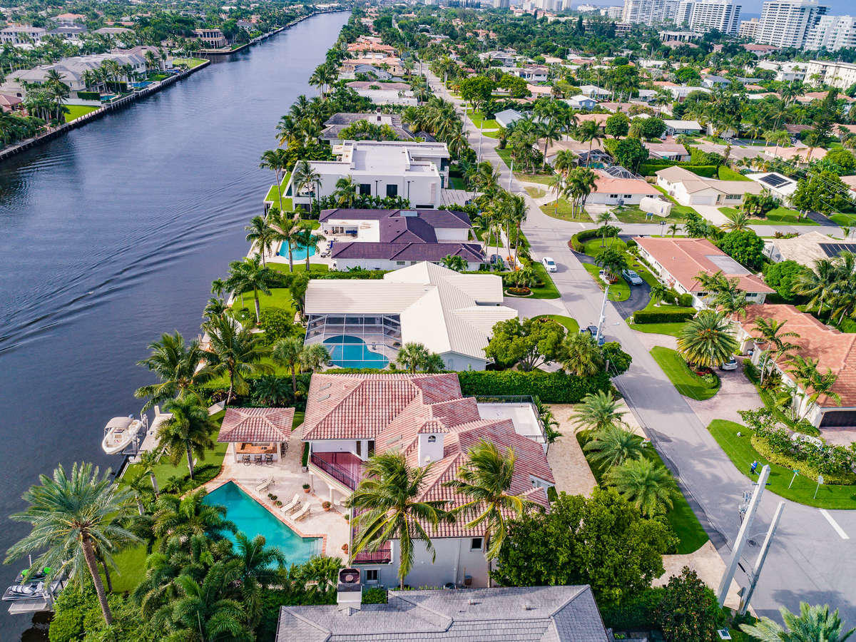 2935 Spanish River Road Boca Raton, FL 33432 - Photo 30 of 33 AERIAL VIEW