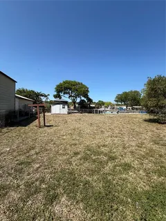a view of a terrace with a garden