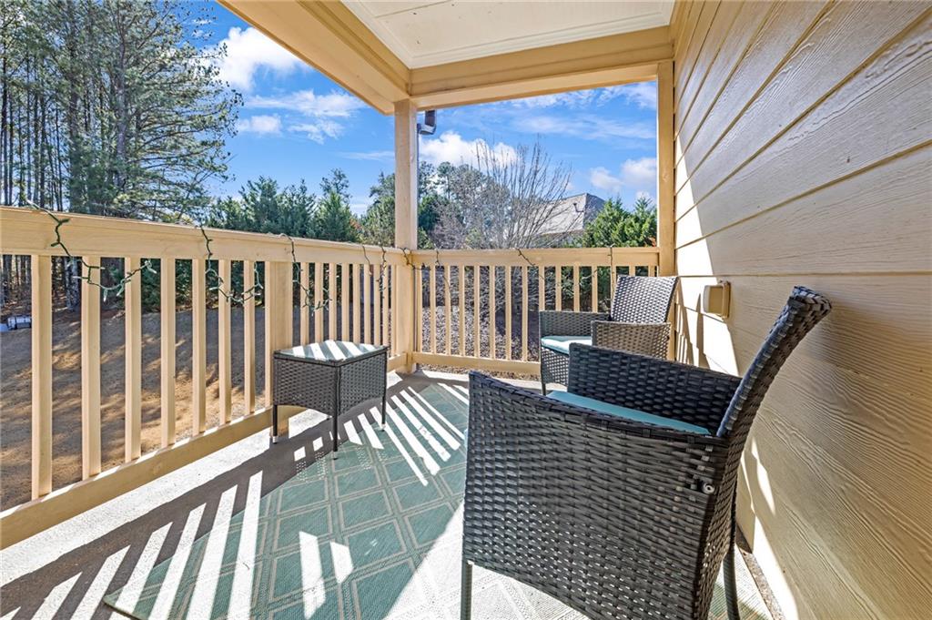 604 Arbor Ridge Loganville, GA 30052 - Photo 27 of 39 a view of balcony with furniture