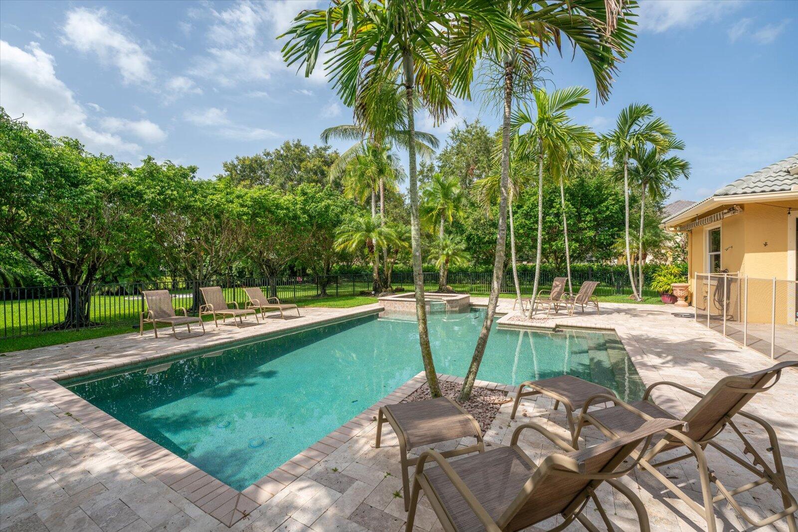 15400 Emmelman Road Wellington, FL 33414 - Photo 35 of 41 Salt water pool