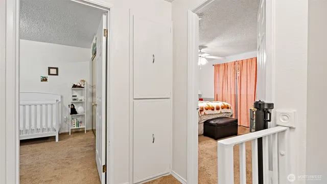 a view of a porch with furniture