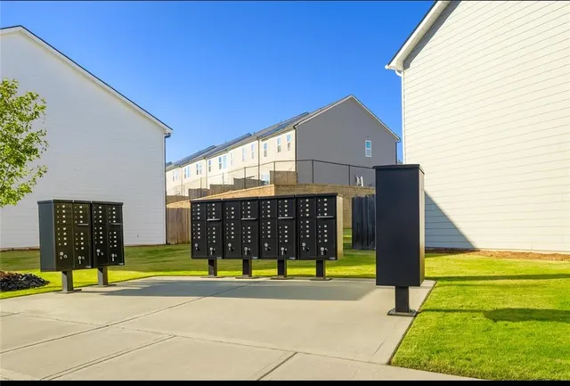 a view of swimming pool with yard