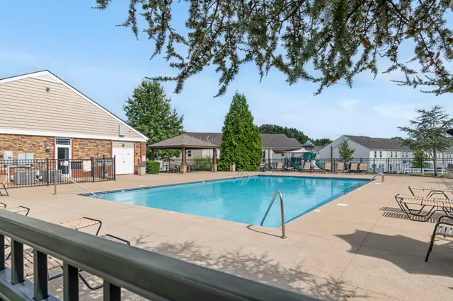 a view of a house with pool