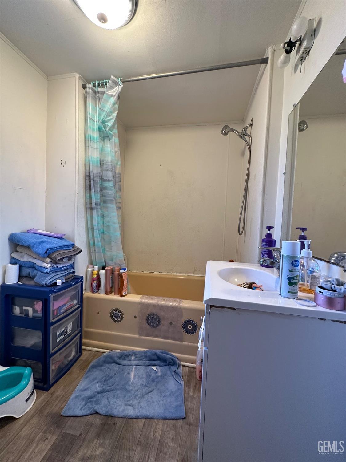Undisclosed Address Taft, CA 93268 - Photo 11 of 22 a bathroom with a sink and a mirror
