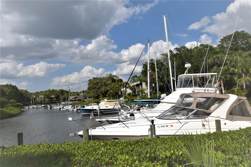 1508 Pelican Cove Road, Unit GR233 Sarasota, FL 34231 - Photo 29 of 37 a view of a lake with couches and wooden floor