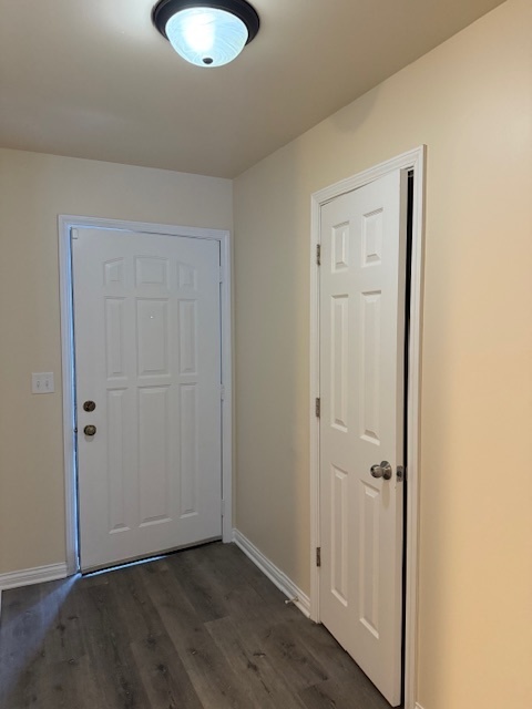1334 Arlington Court, Unit 2 Geneva, IL 60134 - Photo 2 of 5 an empty room with wooden floor and closet