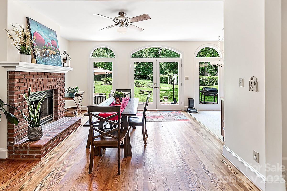 1601 South Wendover Road Charlotte, NC 28211 - Photo 8 of 43 a view of a livingroom with furniture window and wooden floor