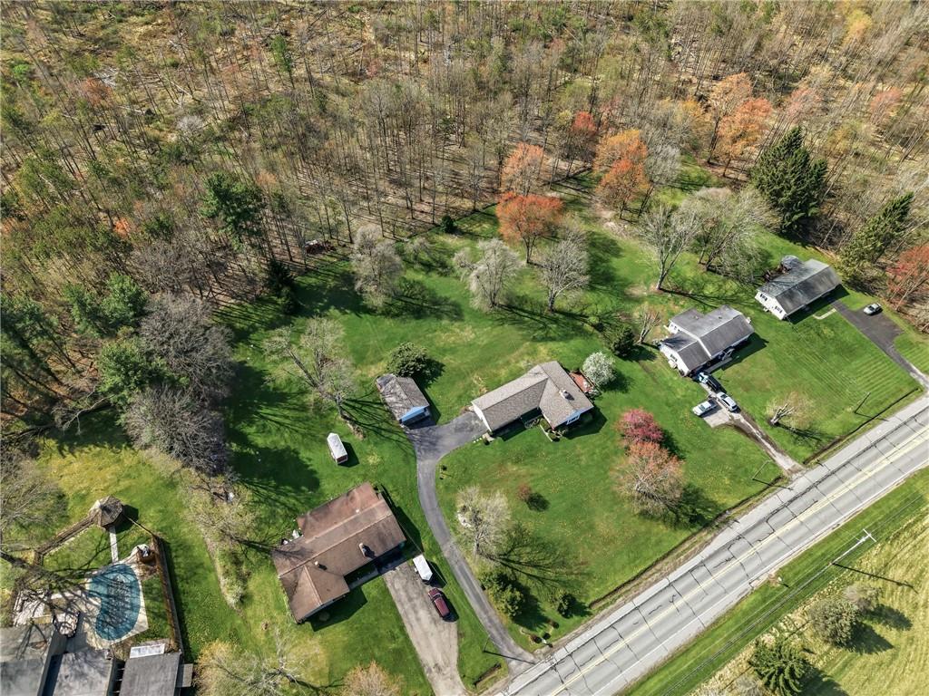 123 Hadley Road Greenville, PA 16125 - Photo 15 of 49 an aerial view of a residential houses with outdoor space and street view