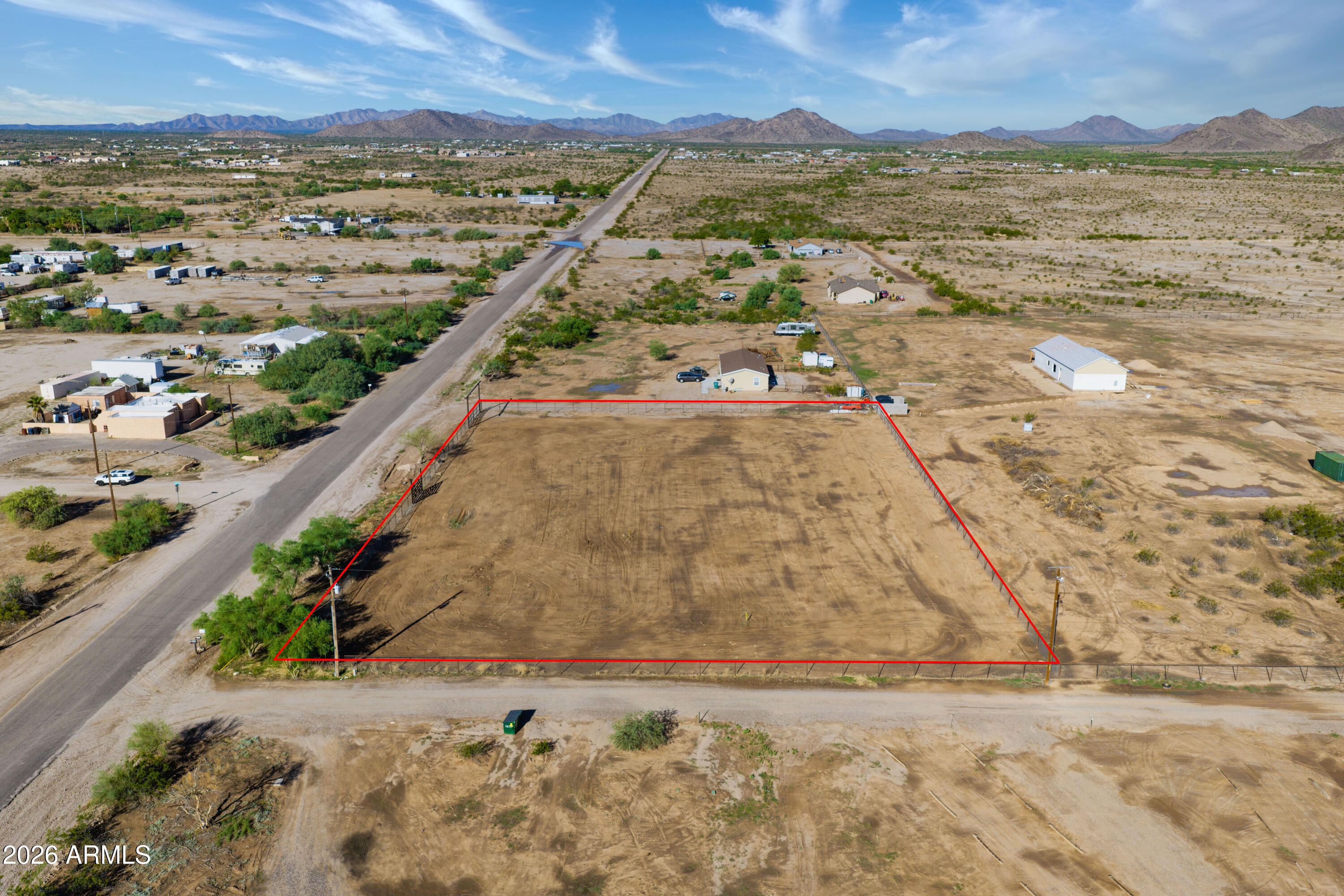 53178 West Miller Road Maricopa, AZ 85139 - Photo 14 of 31 Aerial 4 outlined