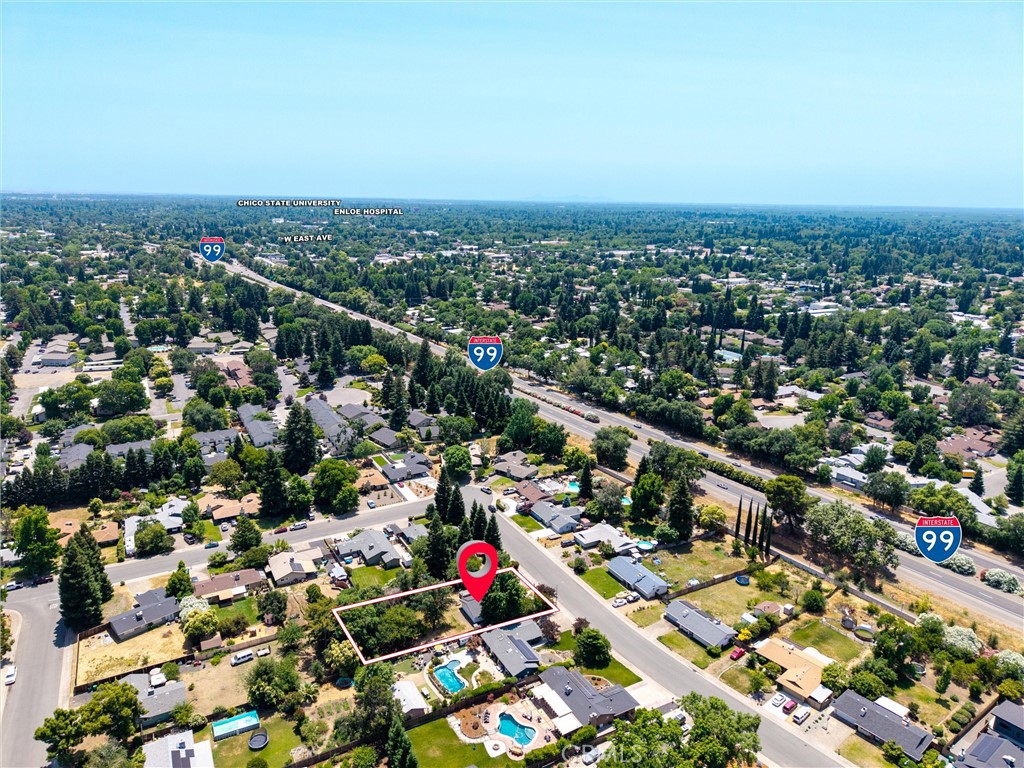 3030 Silverbell Road Chico, CA 95973 - Photo 41 of 42 an aerial view of multiple house