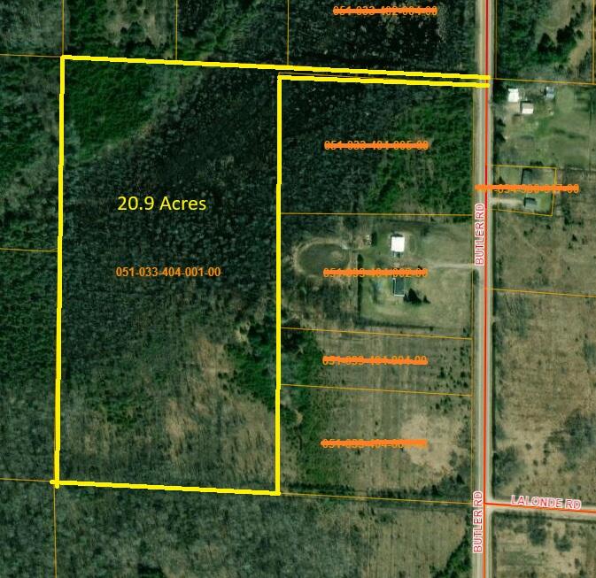 V/l 20.9-ac V/l 20.9-ac Butler Road Cheboygan, MI 49721 - Photo 1 of 7 Gallery Image 1