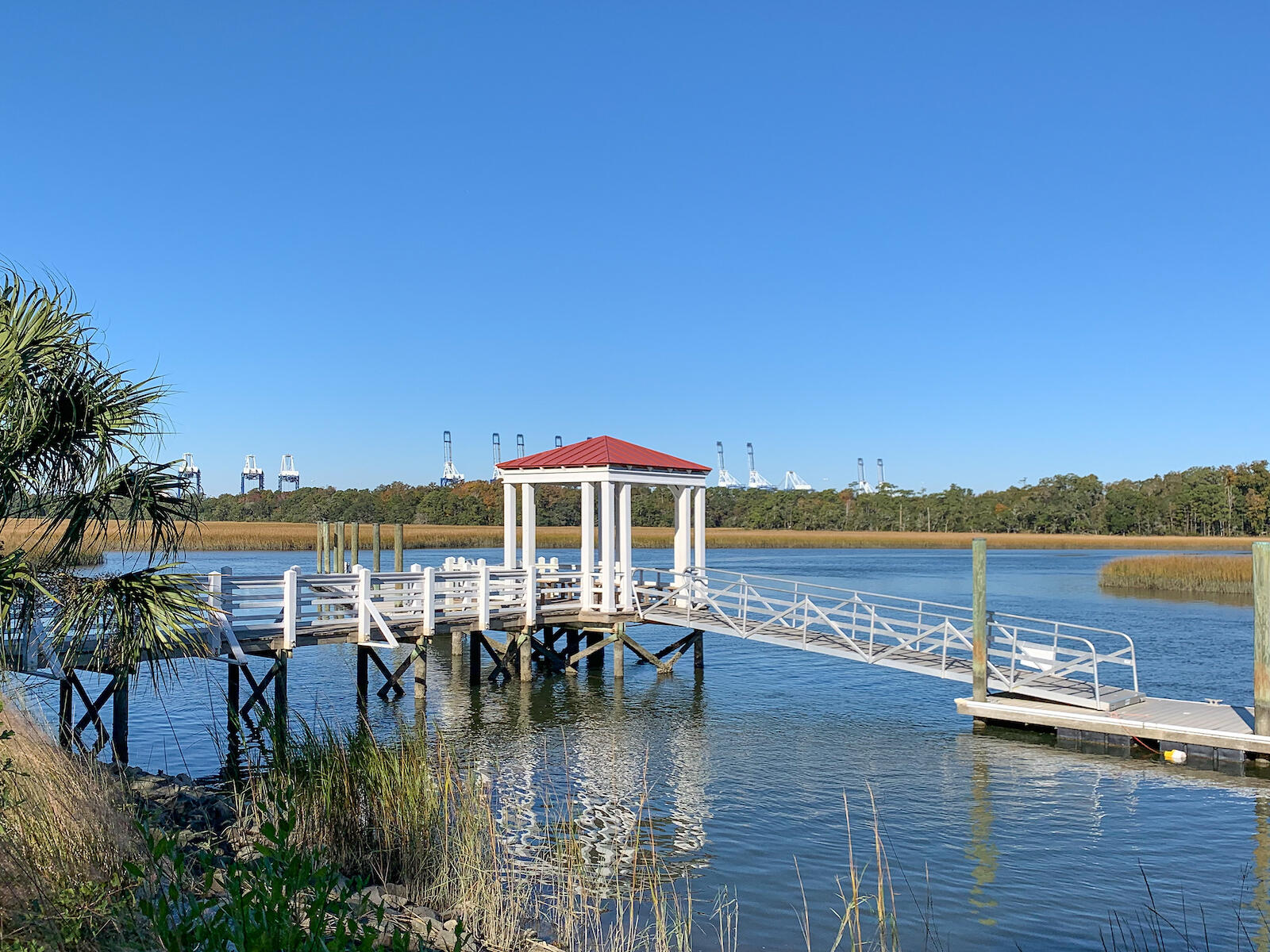 38 Isle Of Hope Road Mount Pleasant, SC 29464 - Photo 34 of 36 Creek Club gazebo
