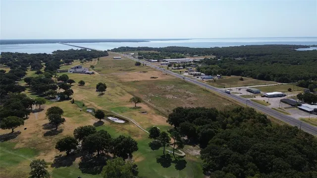 an aerial view of residential building and city view