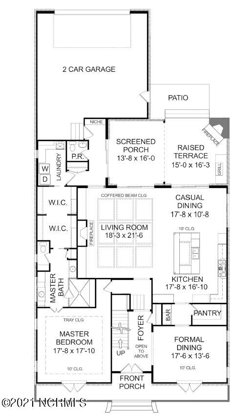 1412 Country Club Road Wilmington, NC 28403 - Photo 38 of 41 First Floor Revised