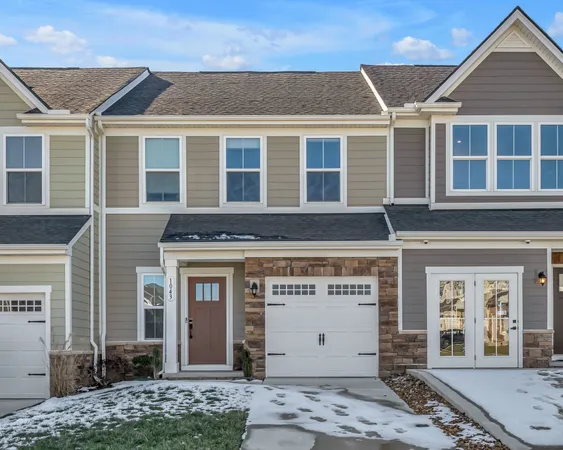 a view of a house with a space