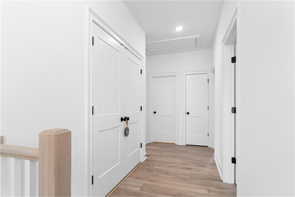 3312 Springhaven Avenue Hapeville, GA 30354 - Photo 21 of 54 a view of a hallway with wooden floor
