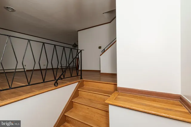 a view of wooden floor in a room