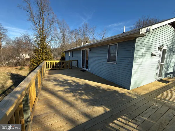 a view of backyard of house