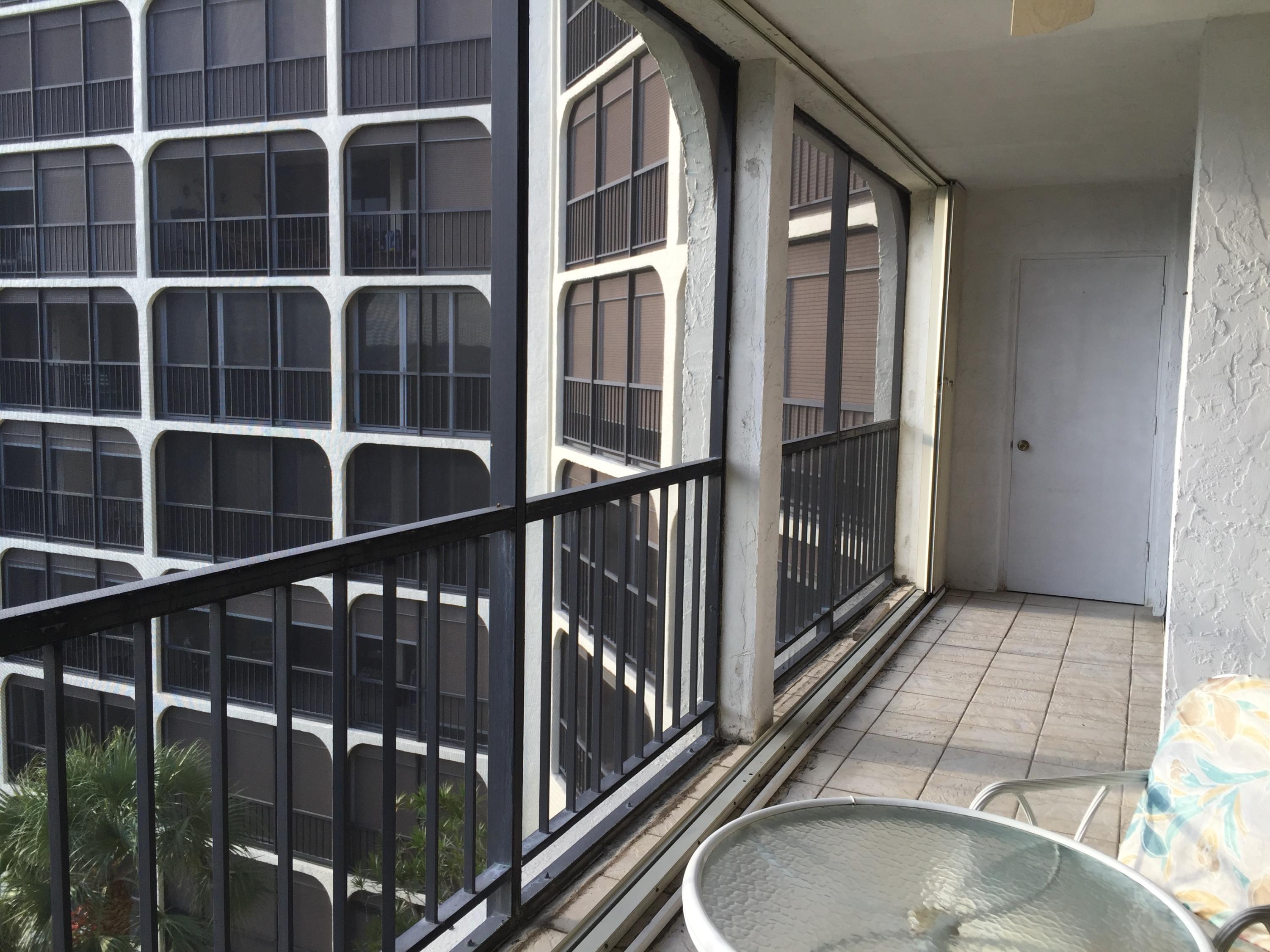 1627 Riverview Road, Unit 514 Deerfield Beach, FL 33441 - Photo 13 of 40 Large Enclosed Patio