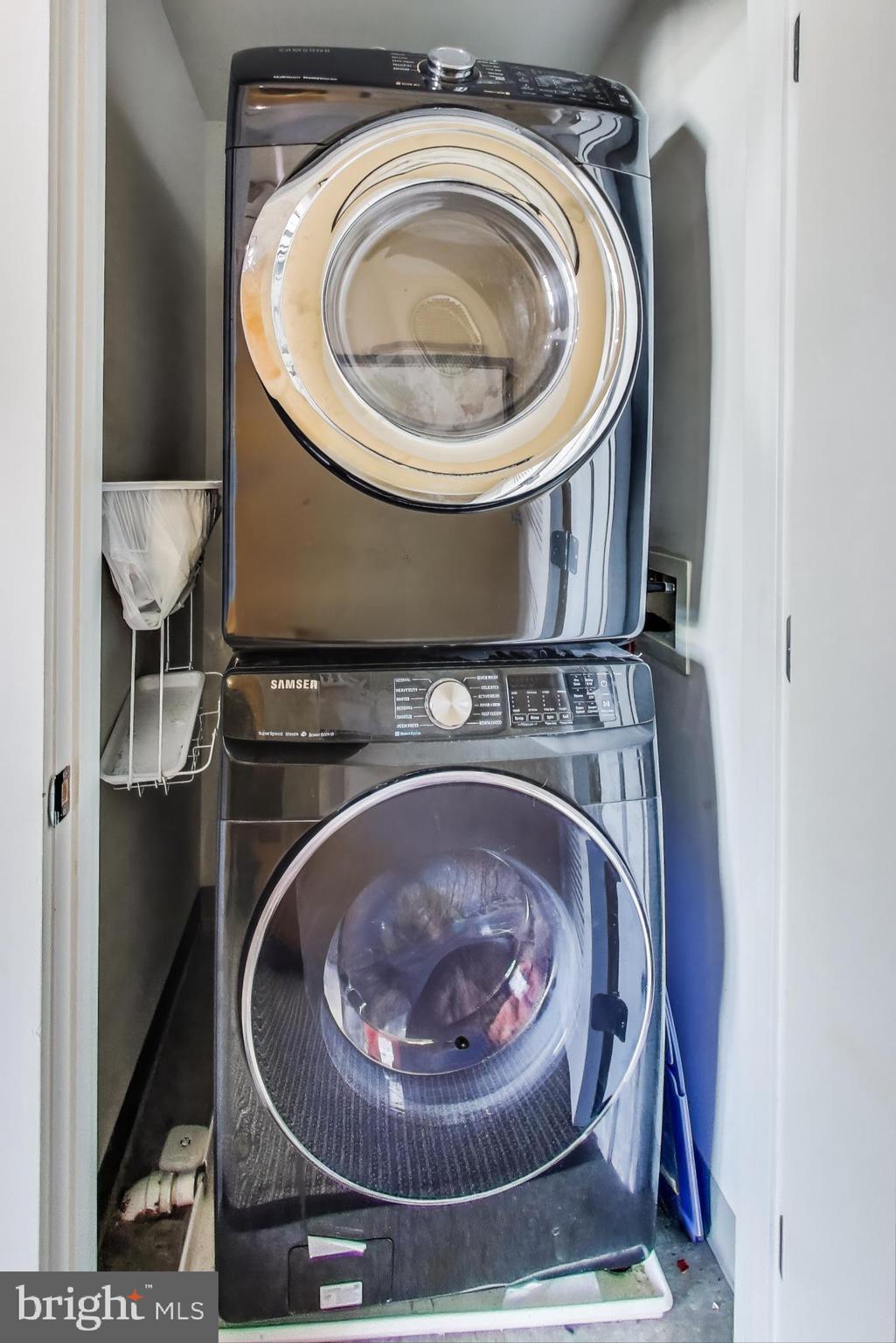 910 M Street Northwest, Unit 1022 Washington, DC 20001 - Photo 30 of 64 a close view of washer and dryer