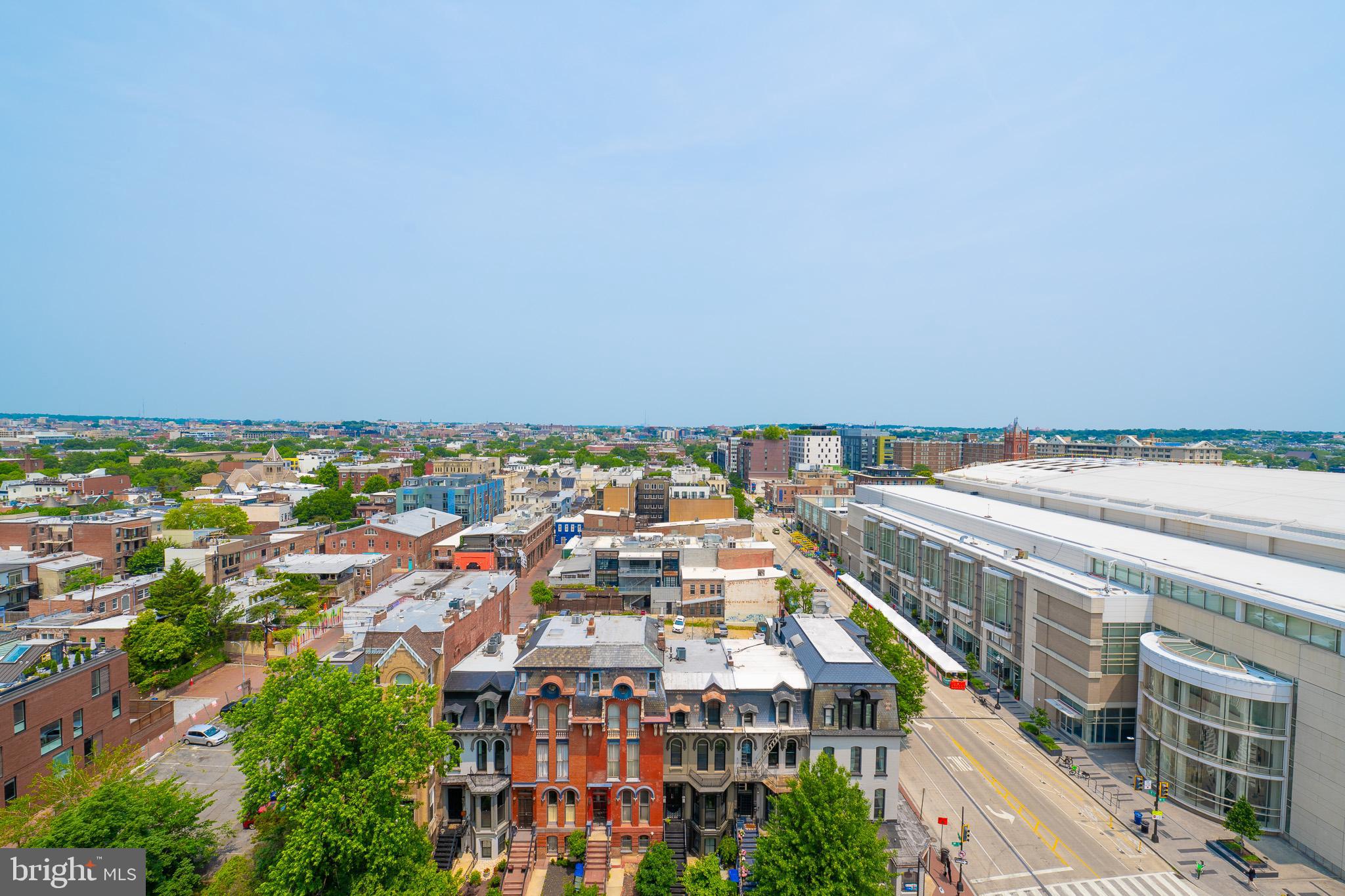 910 M Street Northwest, Unit 1022 Washington, DC 20001 - Photo 60 of 64 an aerial view of residential building and parking space