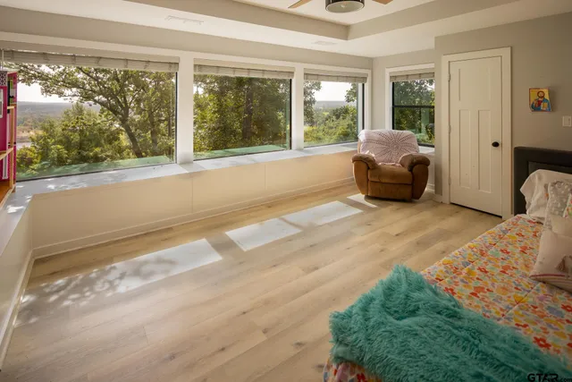 wooden floor in an empty room