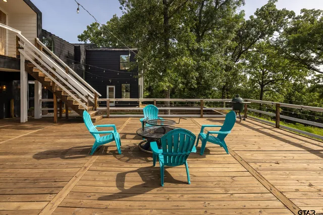 a view of outdoor seating area with furniture
