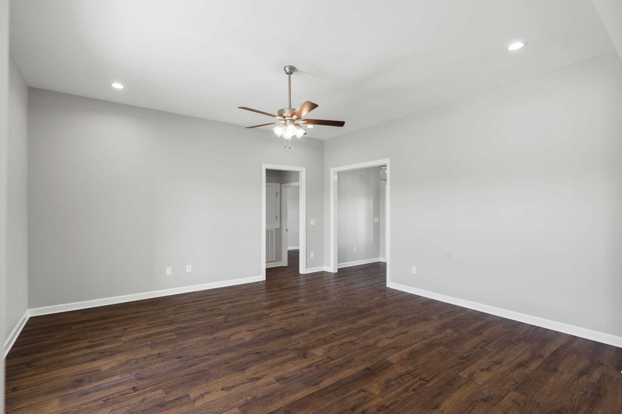 5557 Borthick Road Springfield, TN 37172 - Photo 14 of 48 a view of an empty room with wooden floor