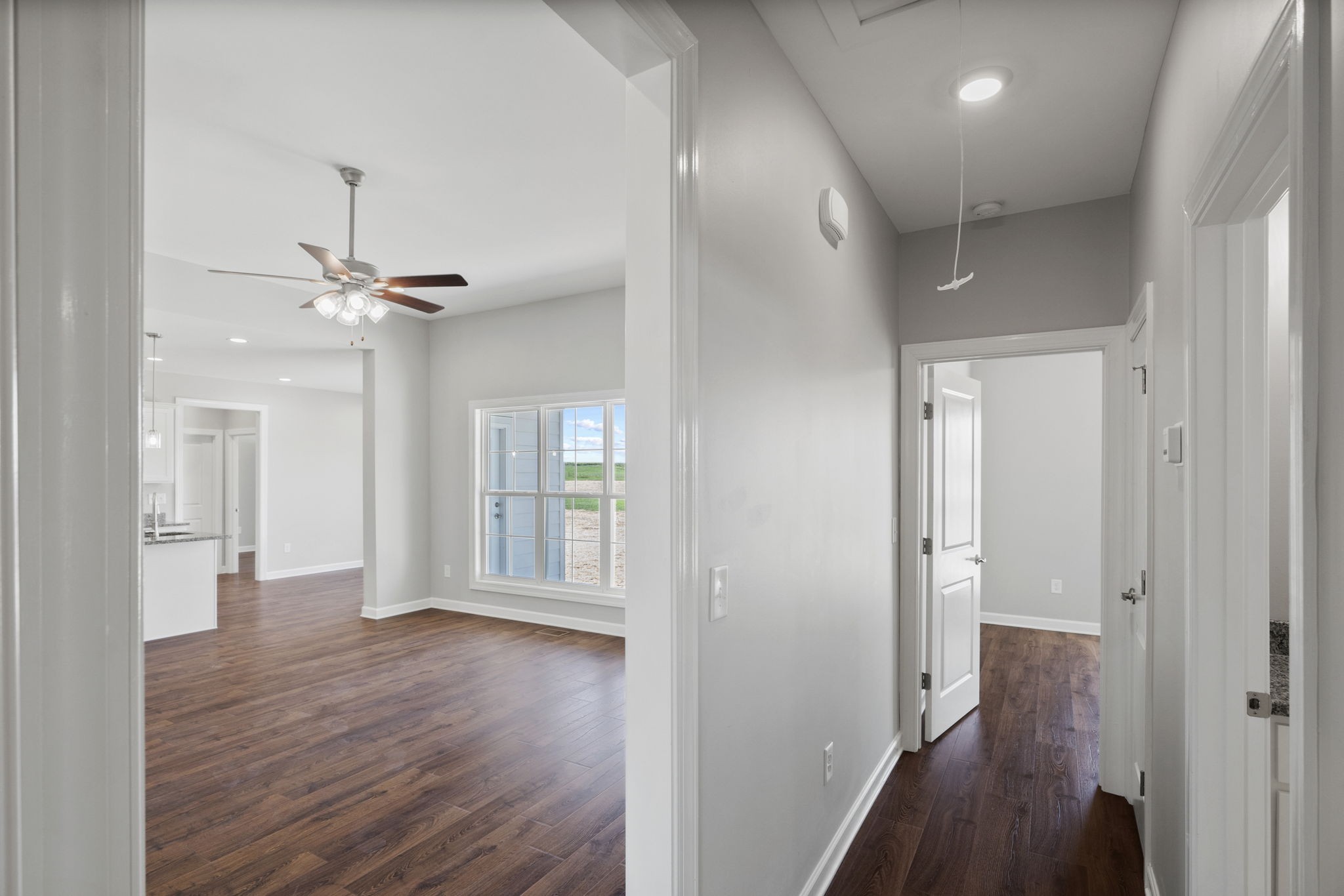 5557 Borthick Road Springfield, TN 37172 - Photo 31 of 48 wooden floor in an empty room with a gallery