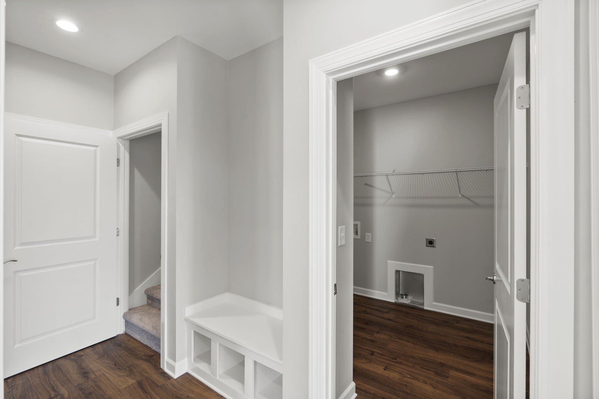 5557 Borthick Road Springfield, TN 37172 - Photo 37 of 48 a view of a hallway with wooden floor and entryway