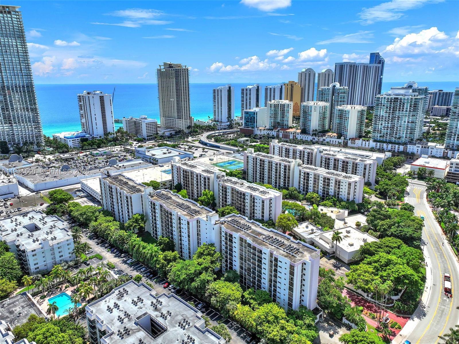 17011 North Bay Road, Unit 912 Sunny Isles Beach, FL 33160 - Photo 43 of 43 a city view with tall buildings
