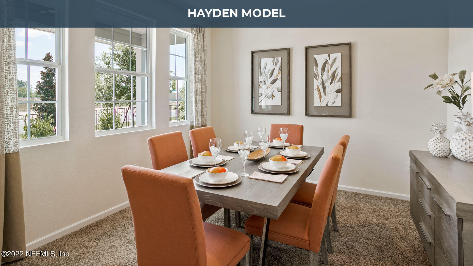 187 Encanto Way Street St. Augustine, FL 32084 - Photo 5 of 47 a view of a dining room with furniture window and outside view