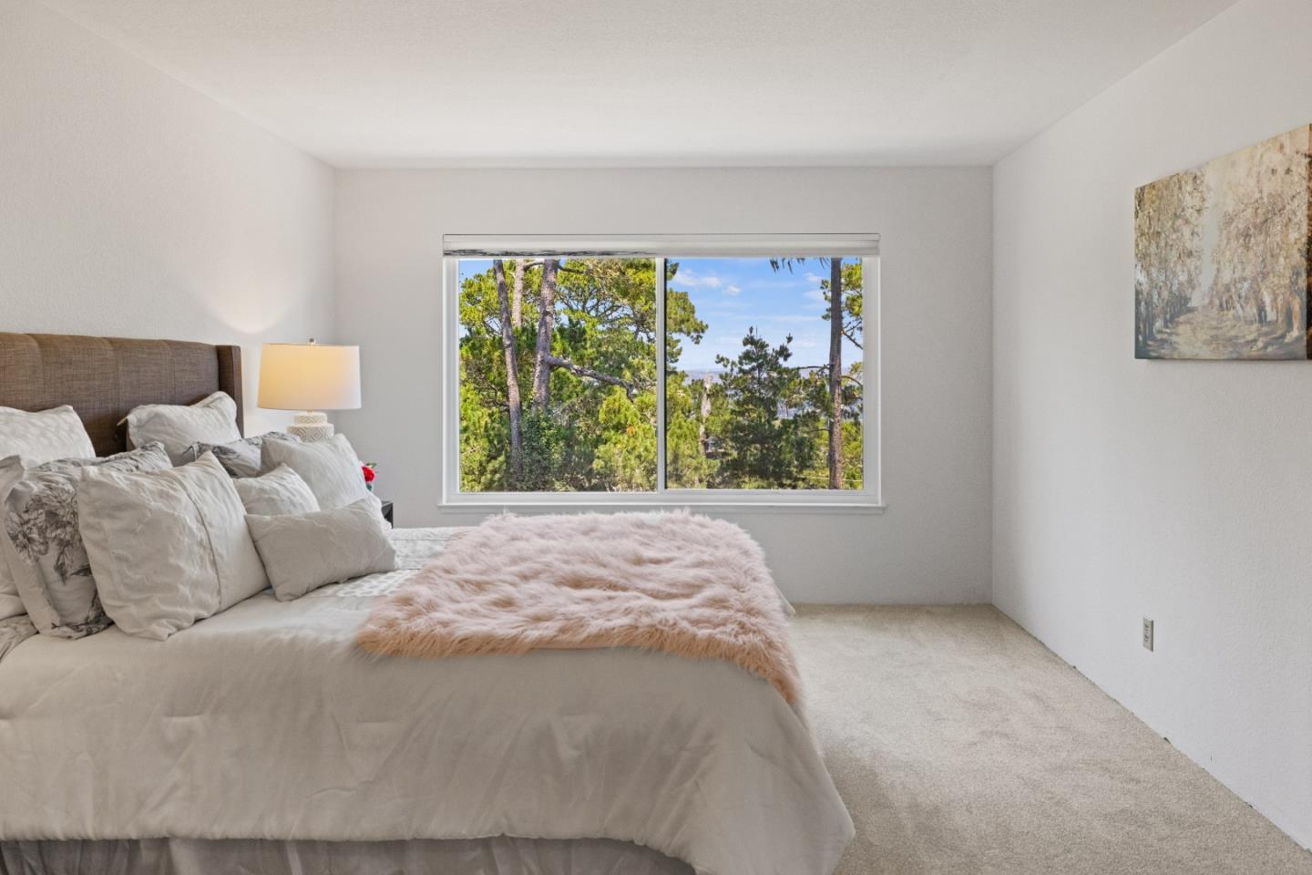 43 Shepherd's Knoll Pebble Beach, CA 93953 - Photo 18 of 34 a bedroom with a bed and a window