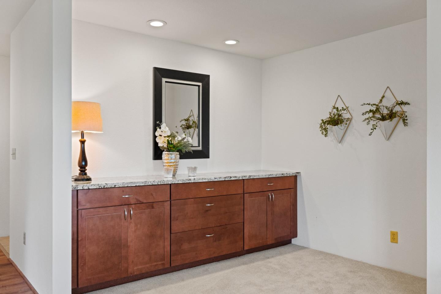 43 Shepherd's Knoll Pebble Beach, CA 93953 - Photo 7 of 34 a bathroom with a double vanity sink and a mirror