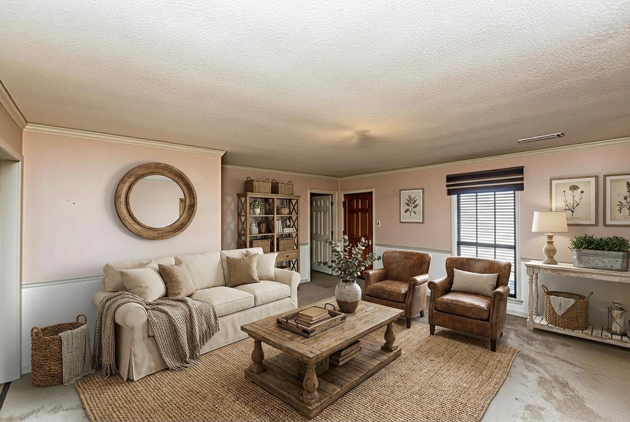 643 Fore Lane Mason, TN 38049 - Photo 6 of 40 a living room with furniture a rug and wall paintings