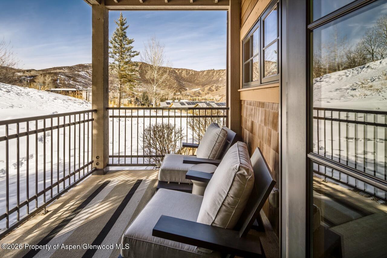 425 Wood Road, Unit 58F Snowmass Village, CO 81615 - Photo 15 of 32 a view of balcony with furniture